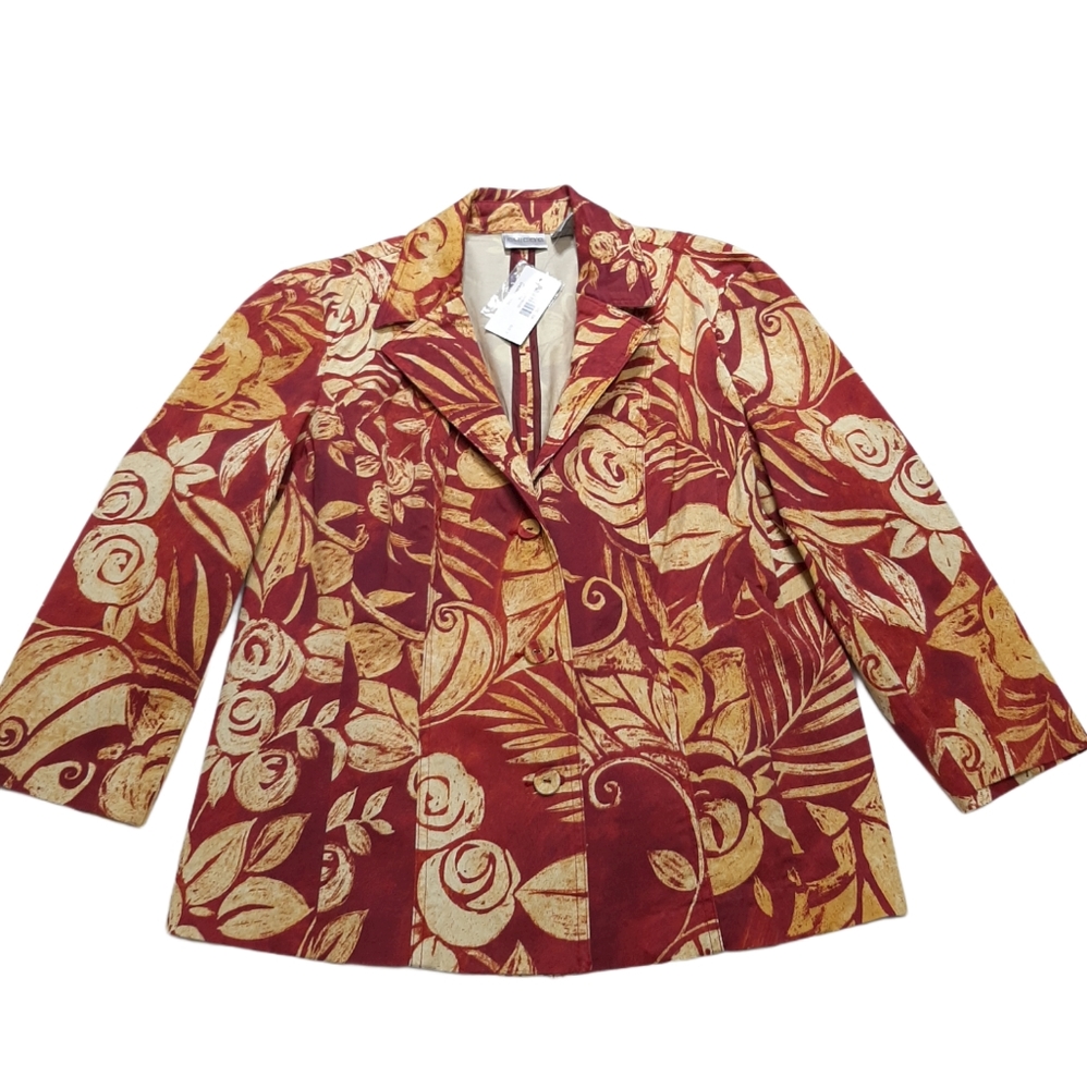 Chico’s Utopian‎ Pauletta Cherry Jubilee Jacket 2